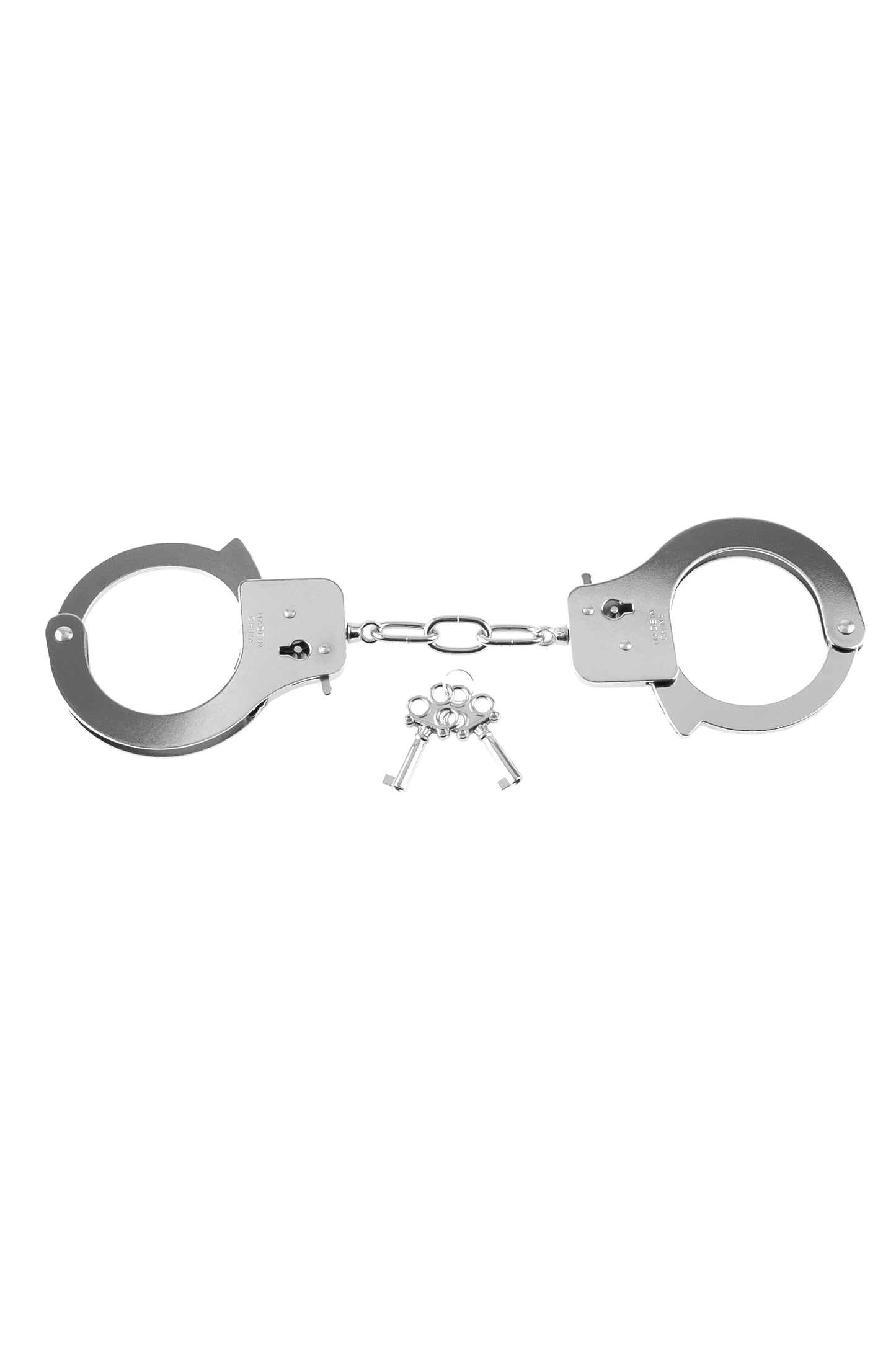 Fetish Fantasy Series Metal Handcuffs - Silver PD3801-26