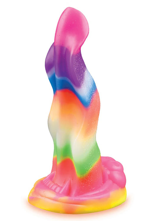 Alien Nation Lick of the Lair Silicone Glow in the Dark Creature Dildo - Multicolor IC1357